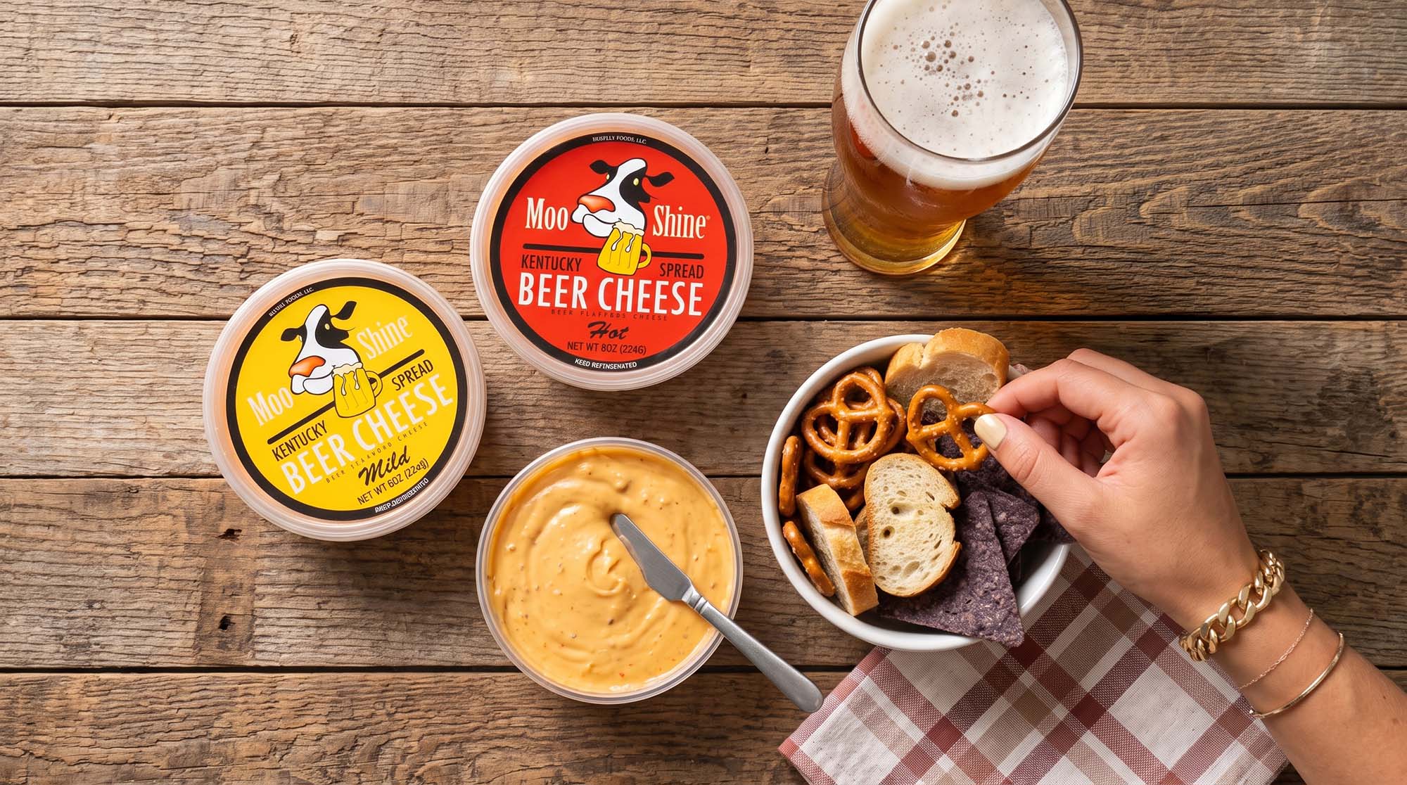 MooShine Beer Cheese lifestyle
